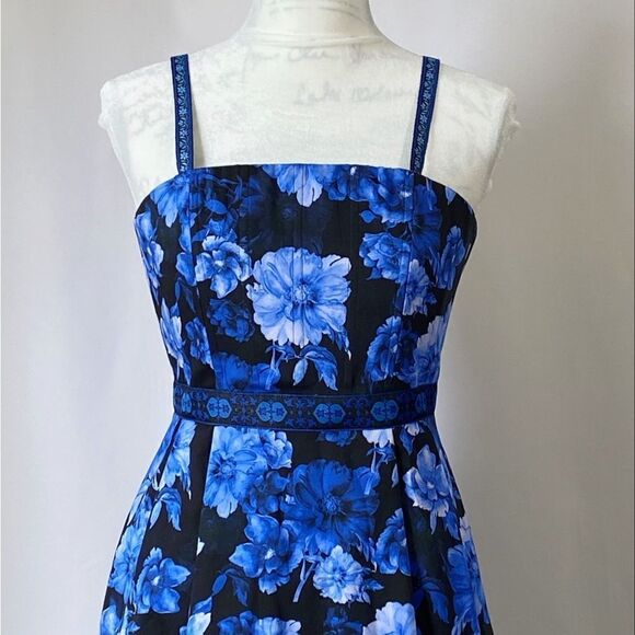 Alice + Olivia Florence Floral High-Low Gown size 4 - Picture 10 of 15